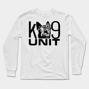 K-9 Unit - Police Dog Unit- Malinois Long Sleeve T-Shirt